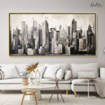 Tribal Harvest Glyph Canvas art