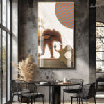 Tribal Geometry Acrylic Wall Art