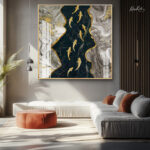 Marble Stream Acrylic Wall Art