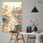 Tang Dynasty Street Canvas wall Art