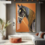 Golden Mane Acrylic Wall Art - Image 10