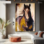 Gilded Gallop Acrylic Wall Art - Image 10