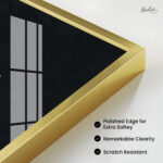 Golden Swirl Acrylic Wall Art - Image 10