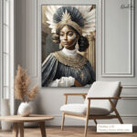 Golden Flow Canvas Wall Art - Image 10