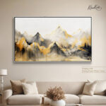 Golden Crest mountain canvas Art - Image 10