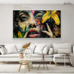 Vivid Dahlia Canvas Wall Art - Image 11