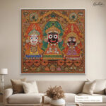 Puri Trio Mandala Canvas Wall art - Image 8