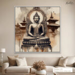 Pagoda Peace Canvas Wall art - Image 8