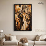 Bold Tango Couple Artwork canvas art - Image 9