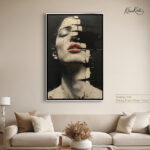 Dark Flame Elegance canvas Art - Image 10