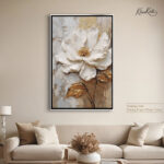 Impasto White Blossom canvas art - Image 10
