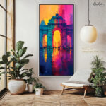 Neon City Arch Canvas art - Image 10
