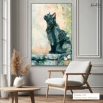 Midnight Bloom Canvas art - Image 9