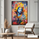 Geometric Gopala Canvas Art - Image 11