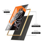 Orange Regalia Acrylic Wall Art - Image 11