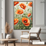 Summer Poppies Canvas Wall Art - Image 11
