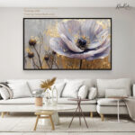 Lunar Bloom Canvas Wall Art - Image 10
