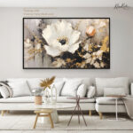 Textured Ivory Canvas Wall Art - Image 10