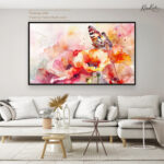 Monarch's Bloom Canvas Wall Art - Image 11