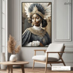 Golden Flow Canvas Wall Art - Image 11