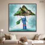 Govardhan's Gentle Lift Canvas Wall art - Image 9