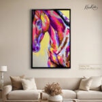 Electric Pink Horse canvas Art - Image 11