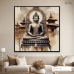 Pagoda Peace Canvas Wall art - Image 9