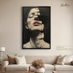 Dark Flame Elegance canvas Art - Image 11