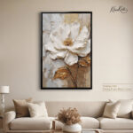 Impasto White Blossom canvas art - Image 11