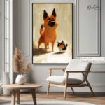 Playful Dog and Catl Canvas art - Image 11