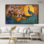 Moonlit Peacock Canvas art - Image 11