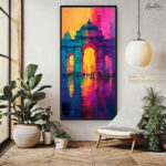 Neon City Arch Canvas art - Image 11