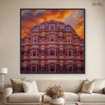 Mahal Sunset Drama Canvas Wall art - Image 9