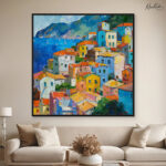 Cinque Terre Palette Canvas Wall art - Image 9