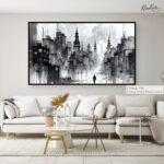 Solitary Urban Fog Canvas art - Image 11