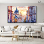 Budapest Golden Sunset Canvas art - Image 11