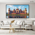 Red Fort Reflection Canvas art - Image 11