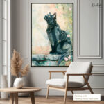 Midnight Bloom Canvas art - Image 10