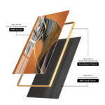 Golden Mane Acrylic Wall Art - Image 12