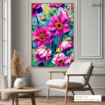 Fuchsia Dream Canvas Wall Art - Image 12