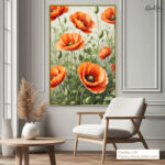 Summer Poppies Canvas Wall Art - Image 12