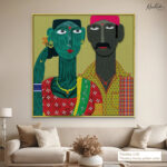 Golden Lotus Pond Canvas Art - Image 12