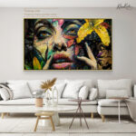 Vivid Dahlia Canvas Wall Art - Image 10
