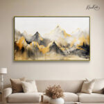 Golden Crest mountain canvas Art - Image 12