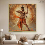 The Archer of Dharma Canvas Wall art - Image 10