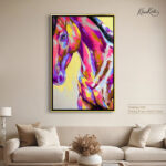 Electric Pink Horse canvas Art - Image 12