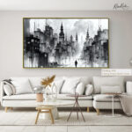 Solitary Urban Fog Canvas art - Image 12