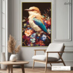 Sapphire Bloom Canvas art - Image 12