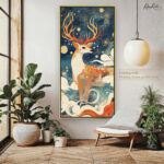 The Celestial Stag Canvas art - Image 12