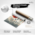 Poppy Triptych Canvas Wall Art - Image 13